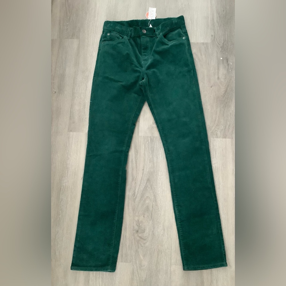 Children’s Place Green Stretch Corduroy Pants NWT